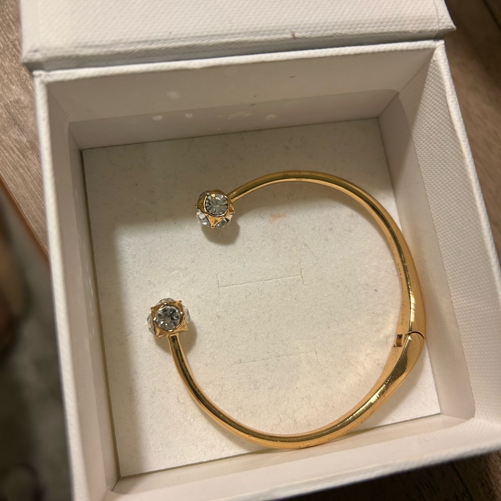 Kate Spade Gold Bracelet with Crystal Accents